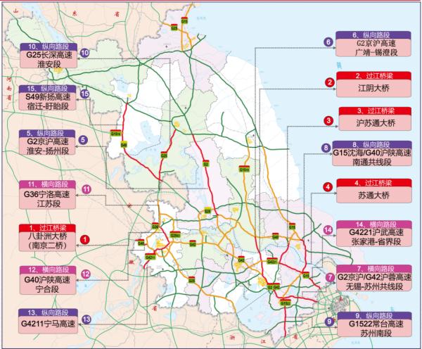2022年国庆长假江苏高速出行提示