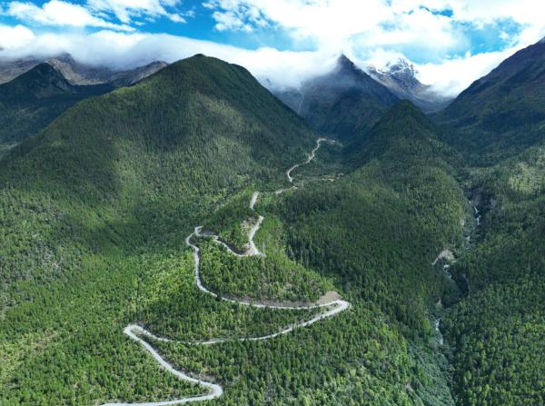 沿线太美!进入西藏墨脱的第二条交通要道主体完工 沿线太美!进入西藏墨脱的第二条交通要道主体完工