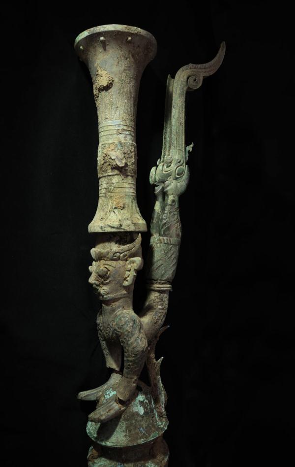 中英考古学家“云”游三星堆博物馆 对话古蜀文明