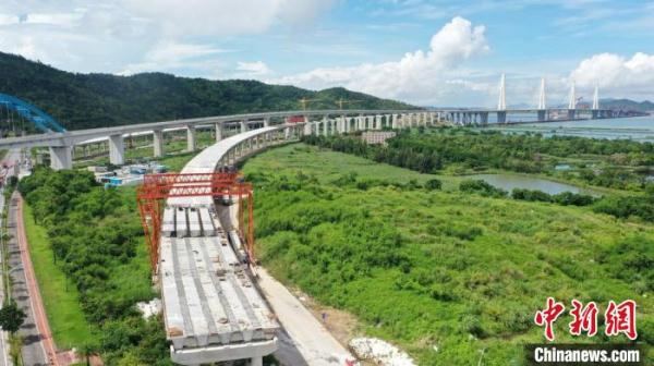 珠机城际进行无砟轨道等工序施工 计划2023年建成通车