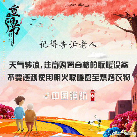 九九重阳关爱老人消防安全