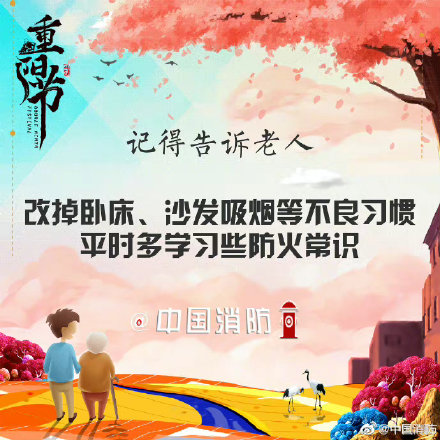 九九重阳关爱老人消防安全