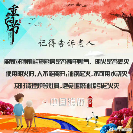 九九重阳关爱老人消防安全