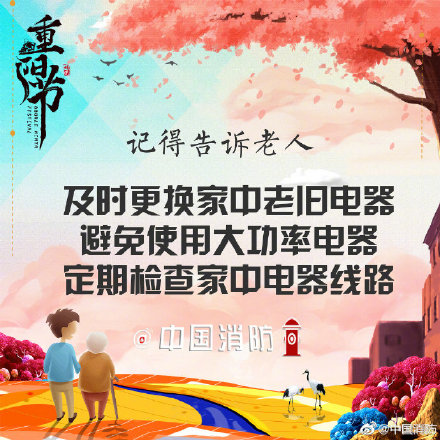 九九重阳关爱老人消防安全