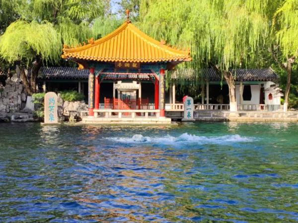 济南趵突泉地下水位创57年来最高水位纪录，游客好福气