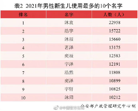 新生儿名字使用最多的字,你家娃中标了吗? 新生儿名字使用最多的字,你家娃中标了吗?