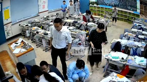 学生在教室突然倒地……两位老师度过惊心动魄三分钟！