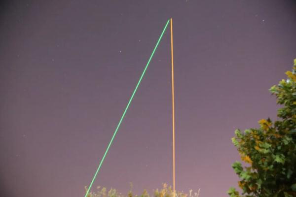 合肥夜空现“神秘射线”?原来在做这件事! 合肥夜空现“神秘射线”?原来在做这件事!