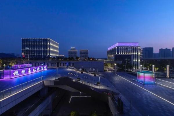 惊艳！杭州南站夜景，全新亮相！