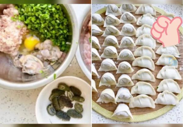 女子海边捡到“天鹅蛋”，带回家包饺子