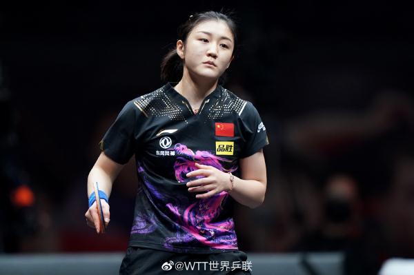 陈梦4-1战胜王曼昱，与孙颖莎会师女单决赛