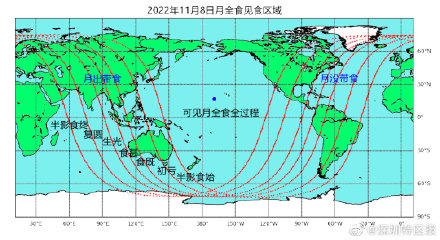 11月8日罕见月全食 深圳可见