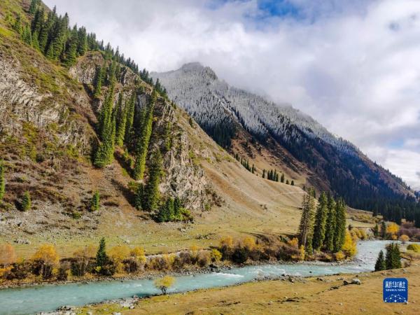 新华全媒+丨新疆:“三山两盆”孕育湿地之美