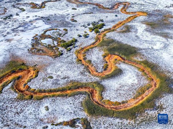 新华全媒+丨新疆:“三山两盆”孕育湿地之美