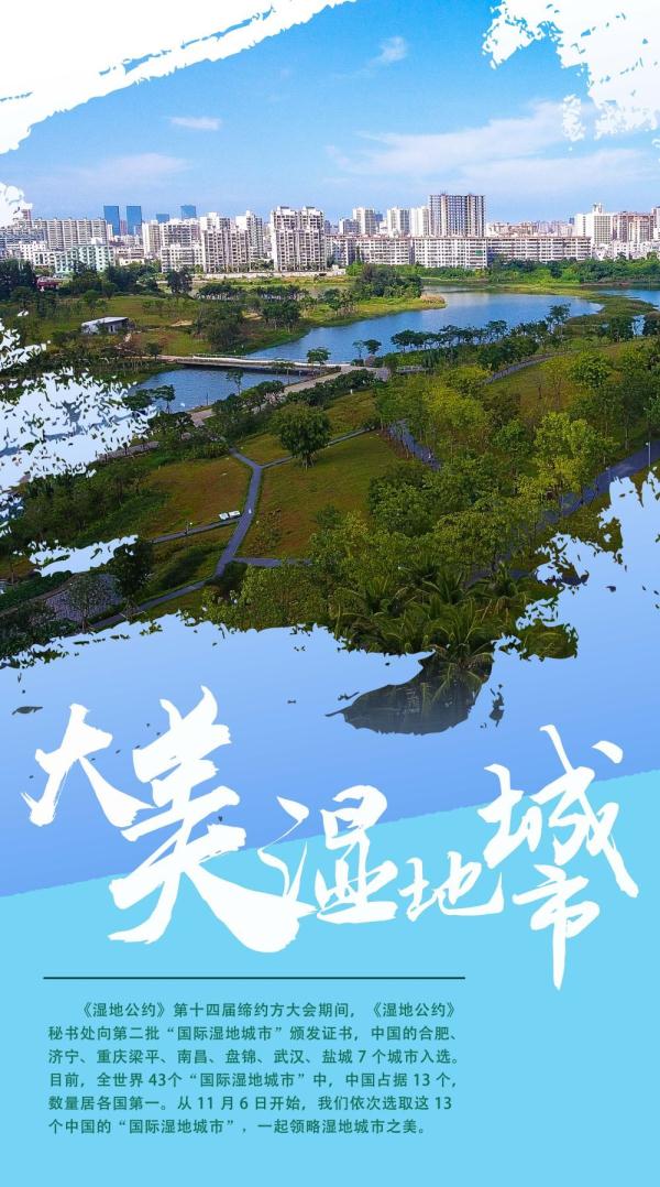 新华全媒+丨大美湿地城市丨重庆梁平
