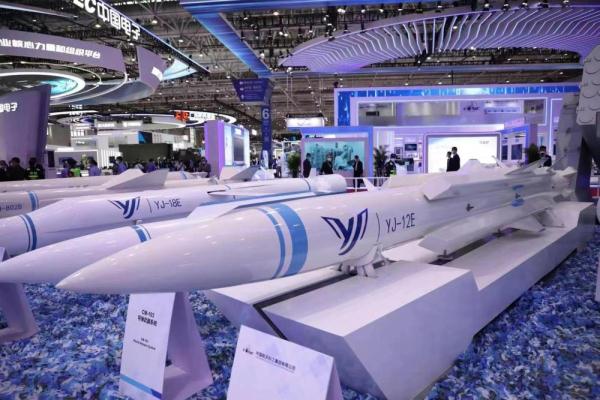 海防导弹武器系统“鹰击”系列产品亮相中国航展