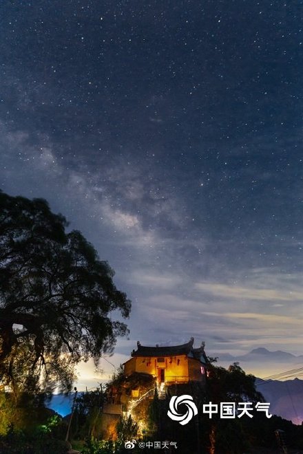 星空璀璨 福建平和夜景迷人
