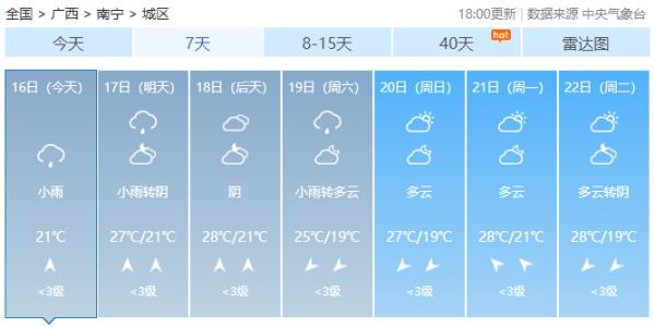 广西局地大雨到暴雨！南宁气象部门正等待时机开展人工增雨作业
