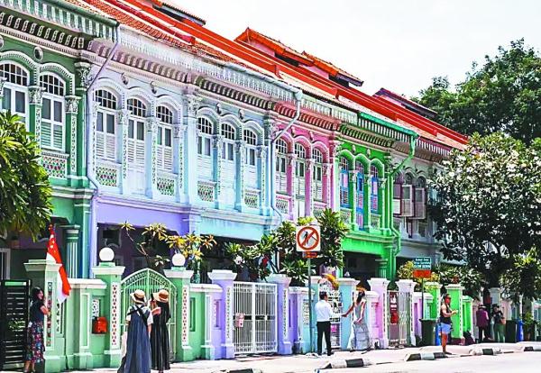 在新加坡打卡“娘惹人家” 在新加坡打卡“娘惹人家”