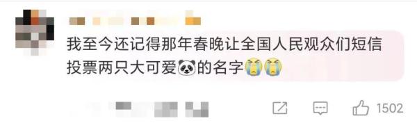一亿多人次投票取名的“团团”，走了
