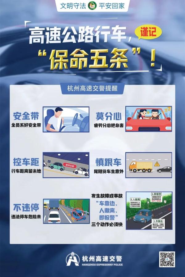 隧道内俩小车一顿操作猛如虎，杭州高速交警：扣15分罚500！