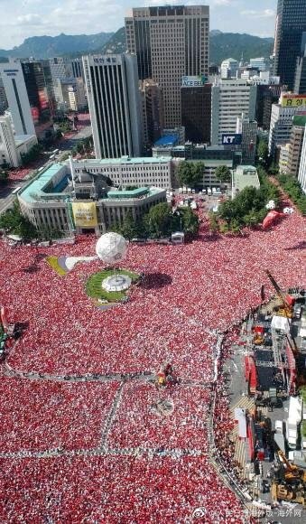 韩国批准举行世界杯街头助威：上万球迷将应援男足 600余人维持治安