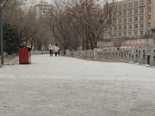 下雪啦！哈尔滨交警发布冰雪路面出行提示