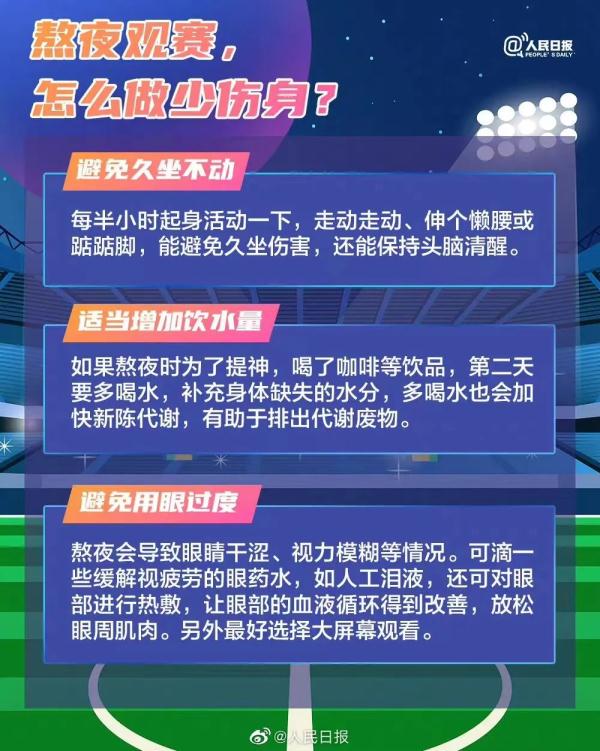 熬夜看球如何减少伤害?收好这份“熬夜养护指南”! 熬夜看球如何减少伤害?收好这份“熬夜养护指南”!
