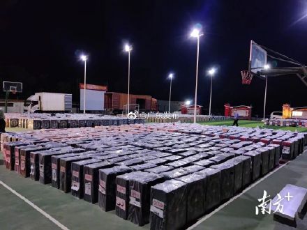 价值2700万元！汕头海警局查获9万余条走私香烟