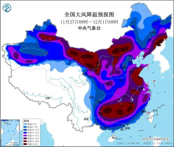 预警连发！甘肃局地降温达16-18℃敦煌首场雪来了……