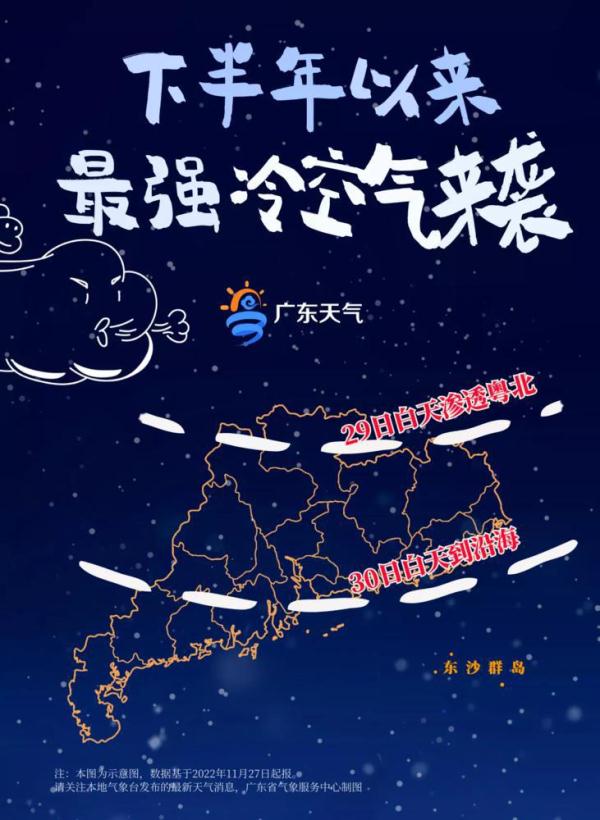 强冷空气来袭！广东这次加入“降温群聊”