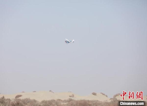 5万亩“树种球”飞播试验造林在塔克拉玛干沙漠边缘实施 5万亩“树种球”飞播试验造林在塔克拉玛干沙漠边缘实施