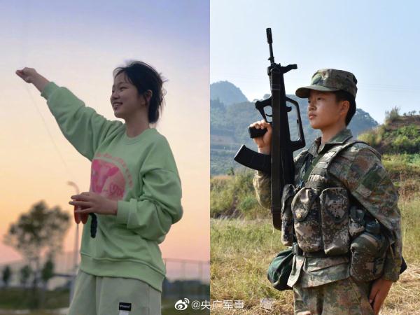 超飒！边防女兵入伍前后对比照