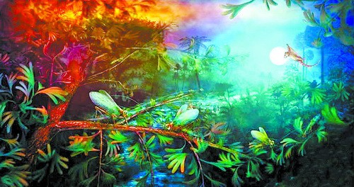 2亿年前森林声音由蝈蝈主导