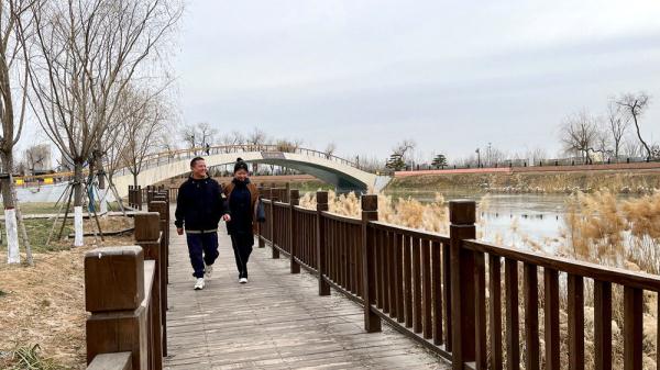 河北沧州运河区:运河穿城过 冬景美如画 河北沧州运河区:运河穿城过 冬景美如画