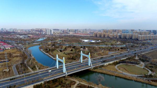 河北沧州运河区:运河穿城过 冬景美如画 河北沧州运河区:运河穿城过 冬景美如画