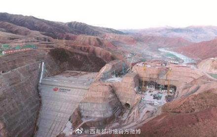 3245米！青海 玛尔挡水电站提前完成坝体填筑年度目标