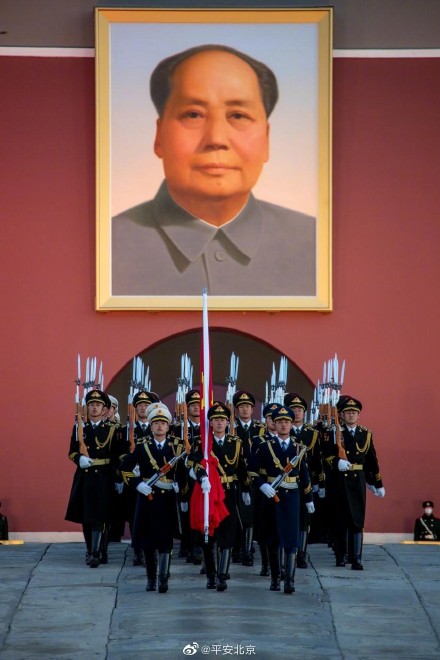 2023年天安门广场首次升旗仪式