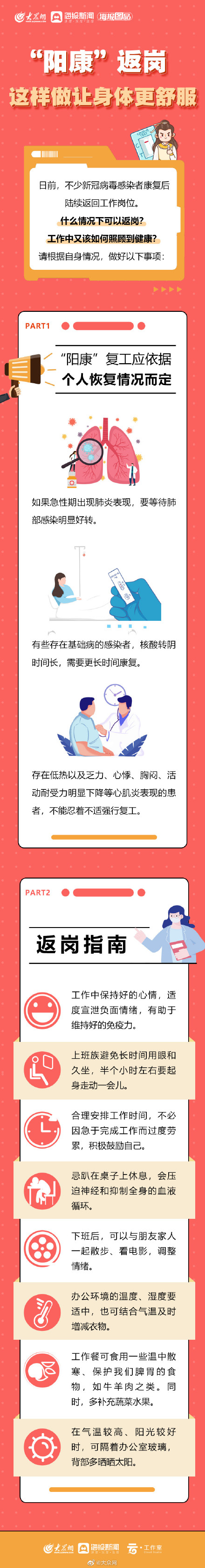 “阳康”返岗，这样做让身体更舒服