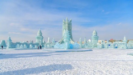 “出溜滑”！哈尔滨冰雪大世界生图直出