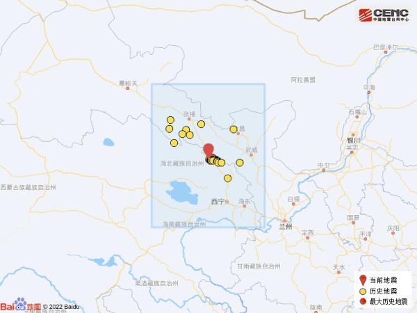 青海海北州祁连县发生4.2级地震