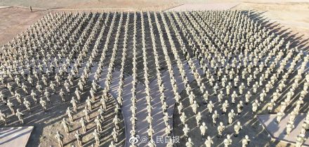 整整齐齐！这不是复制粘贴这是人民陆军