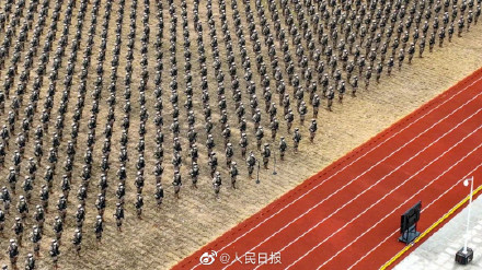 整整齐齐！这不是复制粘贴这是人民陆军