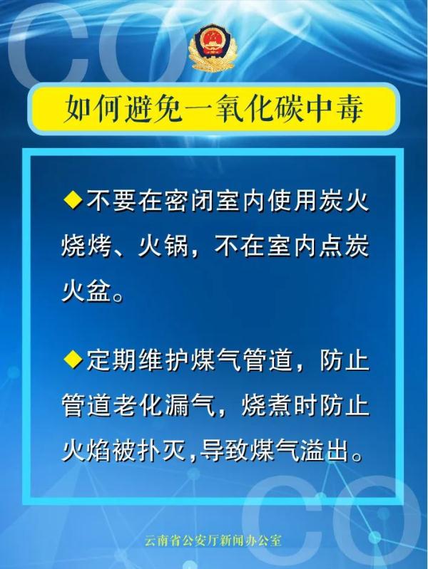 冬季一氧化碳中毒高发,这些事情我们必须知道! 冬季一氧化碳中毒高发,这些事情我们必须知道!