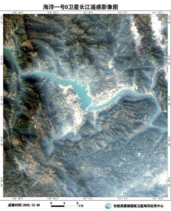 海洋卫星瞰祖国河山