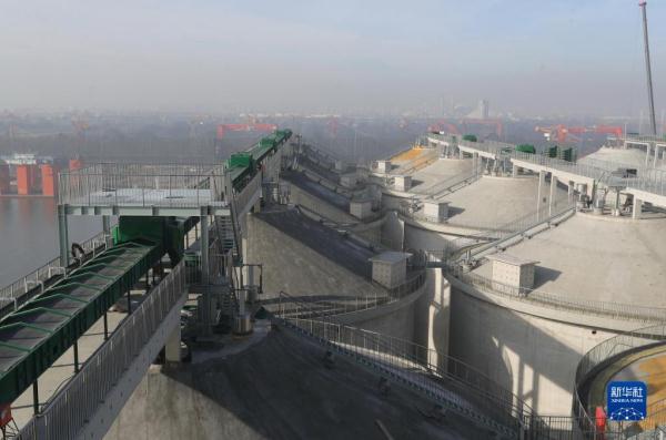 中储粮秦皇岛直属库海港粮储基地项目建设正酣