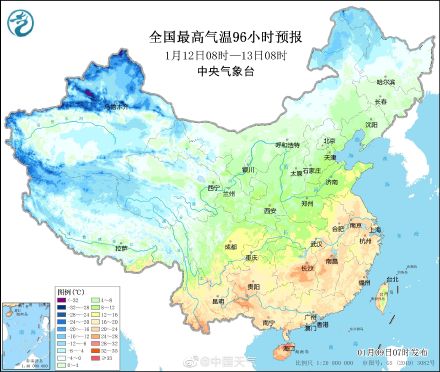 中东部将现12到16度剧烈降温 中东部将现12到16度剧烈降温