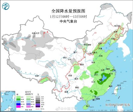 中东部将现12到16度剧烈降温 中东部将现12到16度剧烈降温