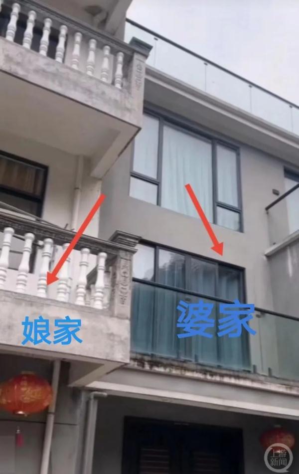 女子婆家娘家仅一墙之隔：结婚时鞭炮没响完就到了