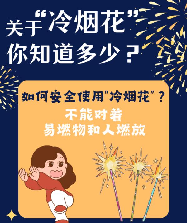 关于禁放的“冷烟花”,你了解多少? 关于禁放的“冷烟花”,你了解多少?